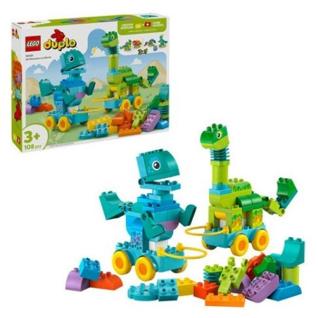 LEGO DUPLO 3in1 10451 Dinosaurs on Wheels Constructor