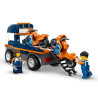 LEGO CITY 60491 Motorcycle Transporter Constructor