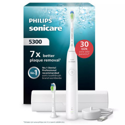 Philips 5300 series HX7108/03 elektrinis dantų šepetėlis Suaugusiems „Sonic“ dantų šepetėlis Balta