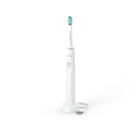 Philips Sonicare 1100 series HX3641/02 elektrinis dantų šepetėlis Suaugusiems „Sonic“ dantų šepetėlis Pilka, Balta