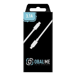OBAL:ME Fast Charge USB-C/Lightning Cable 1m / White