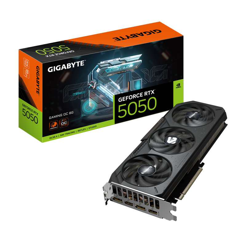 GIGABYTE GeForce RTX 5050 GAMING OC 8G NVIDIA 8 GB GDDR6