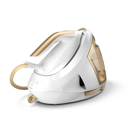 Philips PSG8040/60 lygintuvas su garų generatoriumi 2700 W 1,8 L „SteamGlide Elite“ atraminė plokštė Auksas, Balta