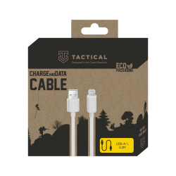 Tactical Smooth Thread USB-A/Lightning Cable 0.3m / white