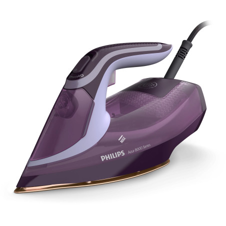 Philips 8000 series DST8021/30 iron Steam iron SteamGlide Elite soleplate 3000 W Violet