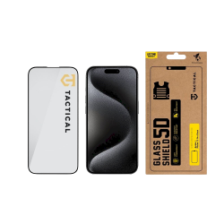 Tactical Glass Shield 5D for Apple iPhone 15 Pro / black