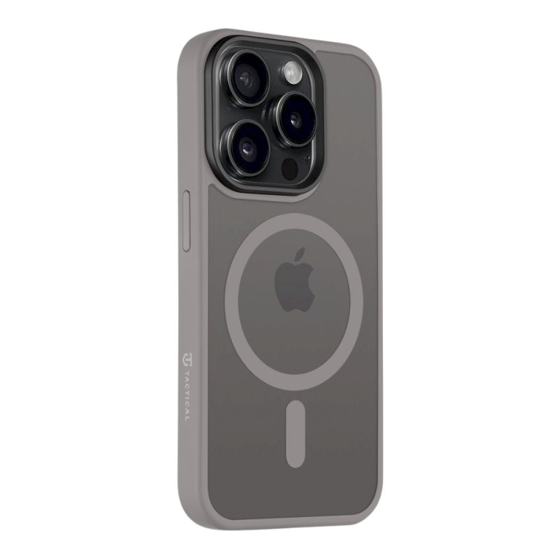Tactical MagForce Hyperstealth Cover for iPhone 15 Pro / light grey