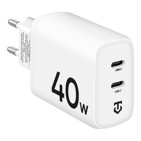Tactical Base Plug Dual 40W Charger / white