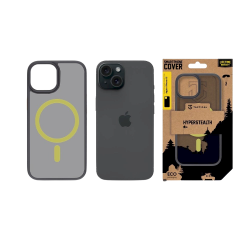 Tactical MagForce Hyperstealth 2.0 Cover for iPhone 15 / black/yellow
