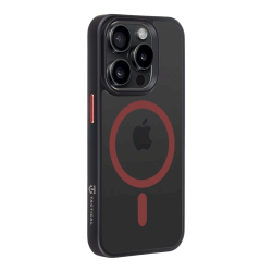 Tactical MagForce Hyperstealth 2.0 Cover for iPhone 15 Pro / black/red