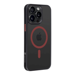 Tactical MagForce Hyperstealth 2.0 Cover for iPhone 15 Pro Max / black/red