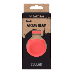 Tactical Airtag Beam Collar Tracking Device / red