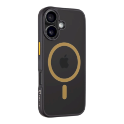 Tactical MagForce Hyperstealth 2.0 Cover for iPhone 16 / black/yellow