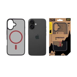 Tactical MagForce Hyperstealth 2.0 Cover for iPhone 16 / black/red