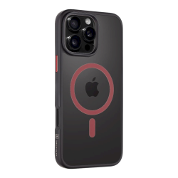 Tactical MagForce Hyperstealth 2.0 Cover for iPhone 16 Pro Max / black/red