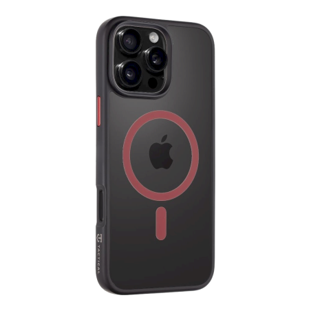 Tactical MagForce Hyperstealth 2.0 Cover for iPhone 16 Pro Max / black/red
