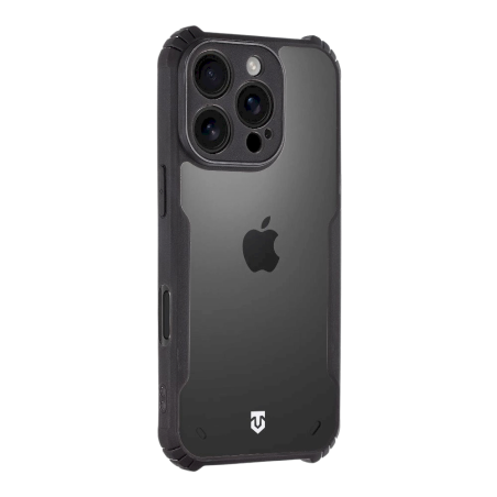 Tactical Quantum Stealth Cover for Apple iPhone 16 Pro / clear/black