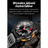GRAVITY Smartwatch GT24-2 GPS with Black Silicone Strap + White Silicone Strap / black