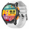 GRAVITY Smartwatch GT24-2 GPS with Black Silicone Strap + White Silicone Strap / black