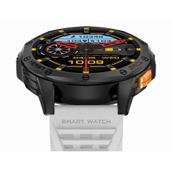 GRAVITY Smartwatch GT24-2 GPS with Black Silicone Strap + White Silicone Strap / black