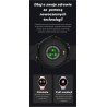 GRAVITY GT12-2 Women's Smartwatch with Silicone Strap + Black Bracelet / navy