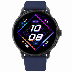 GRAVITY GT12-2 Women's Smartwatch with Silicone Strap + Black Bracelet / navy
