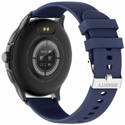 GRAVITY GT12-2 Women's Smartwatch with Silicone Strap + Black Bracelet / navy