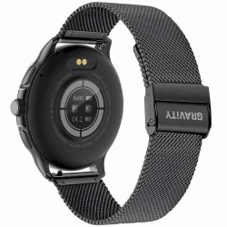 GRAVITY GT12-2 Women's Smartwatch with Silicone Strap + Black Bracelet / navy