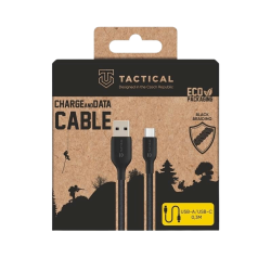 Tactical Stitch Thread USB-A/USB-C Cable 0.3m / black