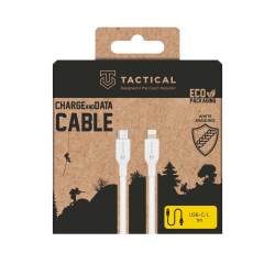 Tactical Stitch Thread USB-C/Lightning Cable 1m / white