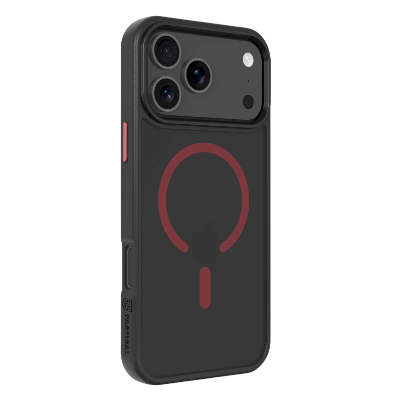 Tactical MagForce Hyperstealth 2.0 Cover for iPhone 17 Pro Max / black/red