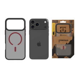 Tactical MagForce Hyperstealth 2.0 Cover for iPhone 17 Pro Max / black/red