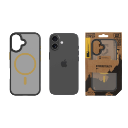 Tactical MagForce Hyperstealth 2.0 Cover for iPhone 17 / black/yellow