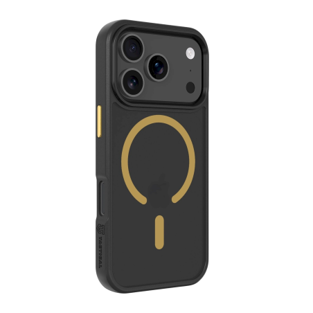 Tactical MagForce Hyperstealth 2.0 Cover for iPhone 17 Pro / black/yellow