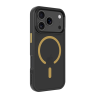 Tactical MagForce Hyperstealth 2.0 Cover for iPhone 17 Pro / black/yellow