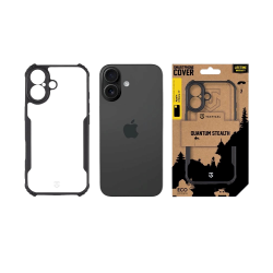 Tactical Quantum Stealth Cover for Apple iPhone 17 / clear/black