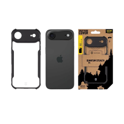 Tactical Quantum Stealth Cover for Apple iPhone Air / clear/black