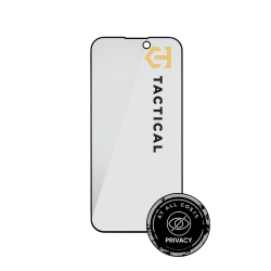 Tactical Glass Shield Privacy Stealth 5D for Apple iPhone 15/16 / black