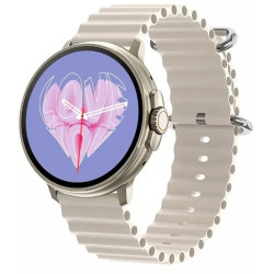 RUBICON Smartwatch for Women RNCF15 / titan/light latte
