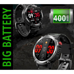 RUBICON Smartwatch RNCF08 / black/brown
