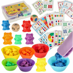 RoGer Educational Set “Learning To Count With Bears” 44 pcs