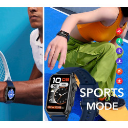 RUBICON Smartwatch RNCF06 / black/dark blue