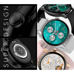 RUBICON RNCF10 Smartwatch / silver-grey
