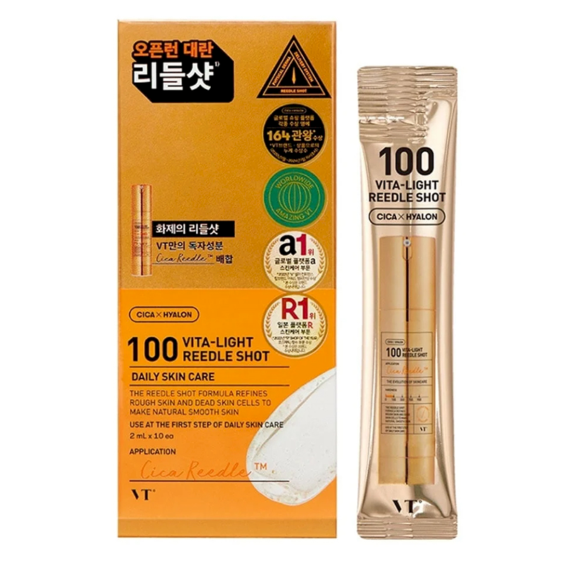 VT COSMETICS Vita-Light Reedle Shot 100 SET 2 ml * 10 pcs
