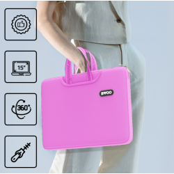 BWOO Neoprene Laptop bag 15" Pink