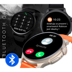 RUBICON RNCF12 Smartwatch / titanium orange