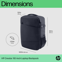 HP Creator 16.1 Dark NavyLaptop Backpack 40,9 cm (16.1") Kuprinė Mėlyna