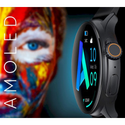 RUBICON RNCF12 Smartwatch / titanium orange