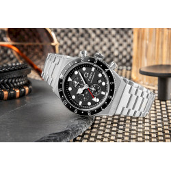 TIMEX Q Timex 3-Time Zone Chronograph TW2V69800 Men's Watch
