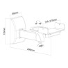 Multibrackets MB-7876 Universal speaker mount max 15kg